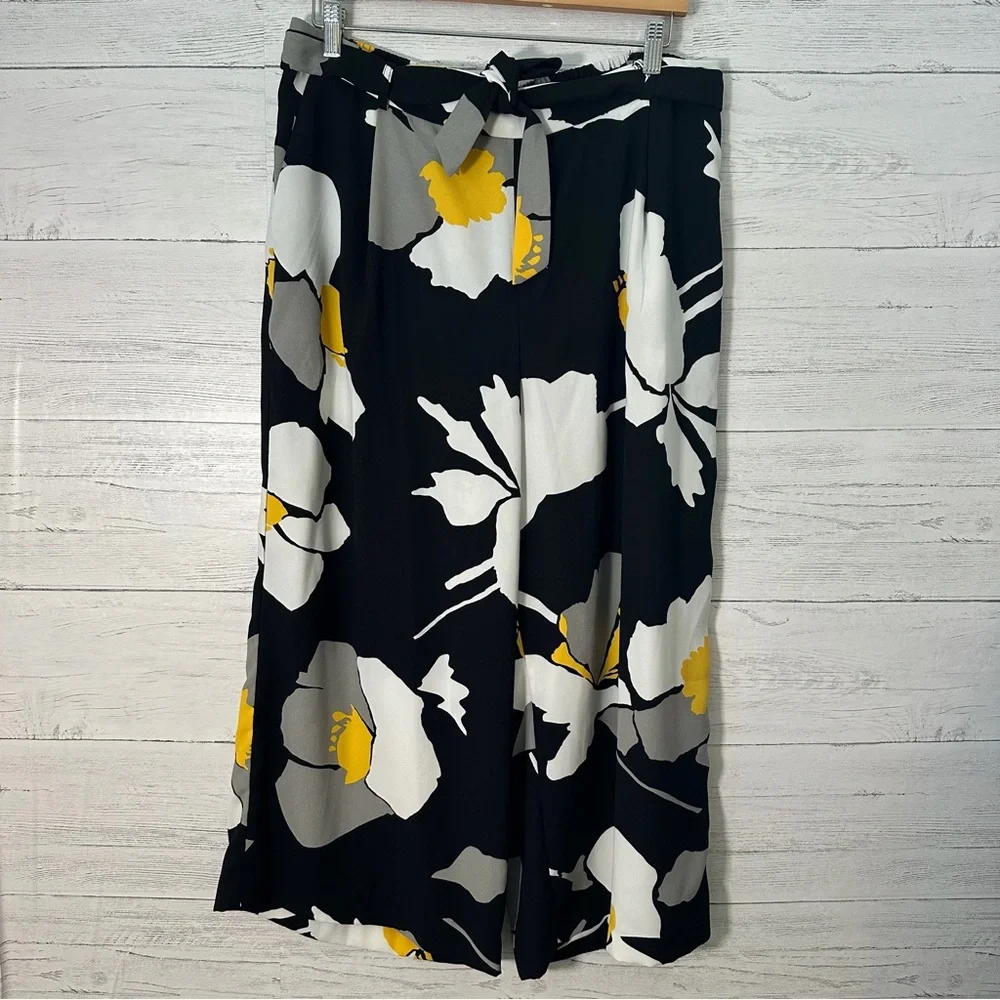 Tahari wide leg cropped pants size XL - Picture 1 of 6
